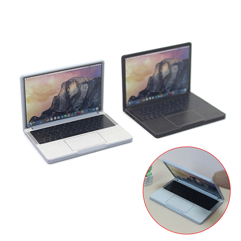 Laptop Accessories Cute - Sevimli Simülasyon 1:12 Mini Dizüstü Bilgisayar