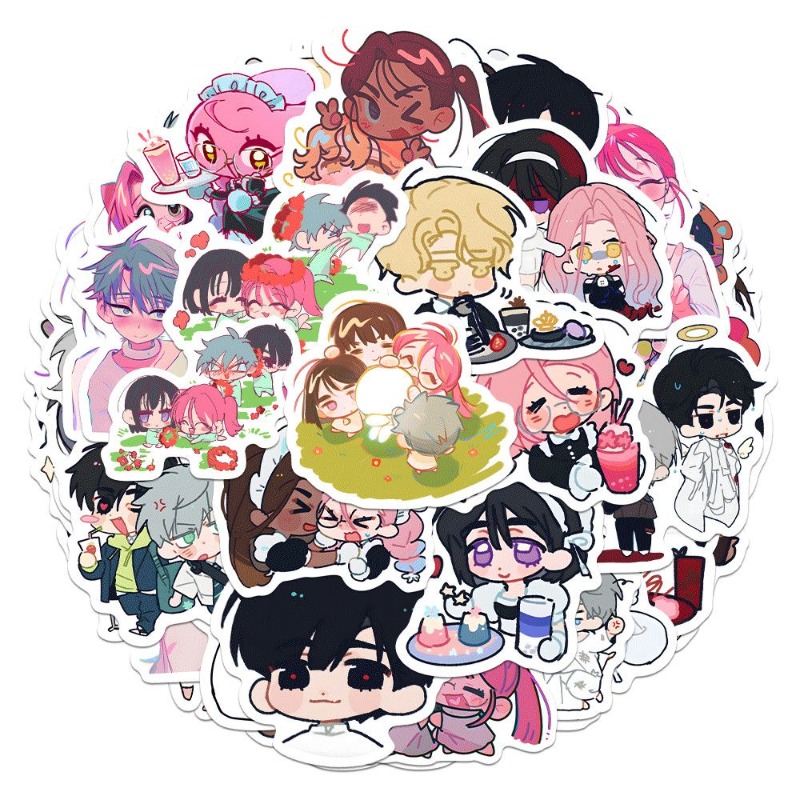 Laptop Accessories Cute - 80 adet/takım karikatür Anime uzaylı sahne