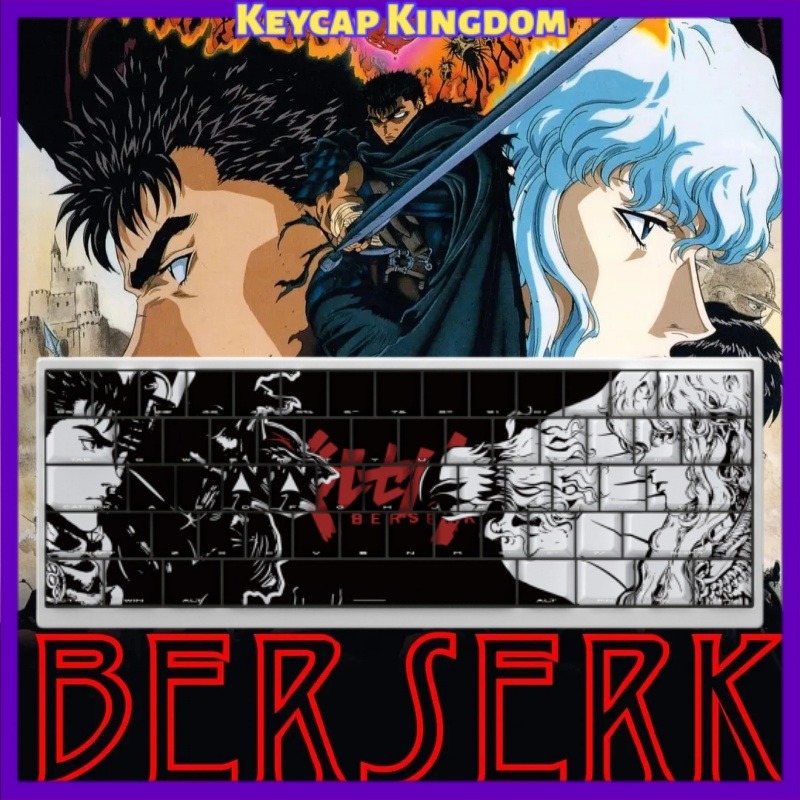 Laptop Accessories To Gift - BERSERK Tema Anime Klavye Tuş Takımı