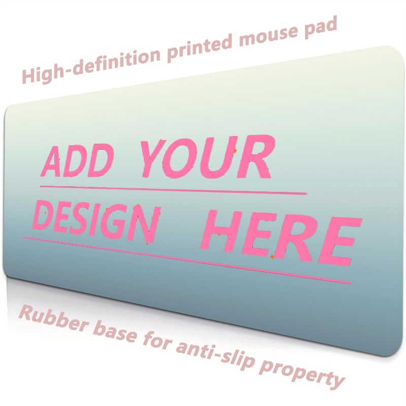 Laptop Accessories To Gift - Özel Fotoğraflı Oyun Mouse Pad'i Kişiselleştirilmiş