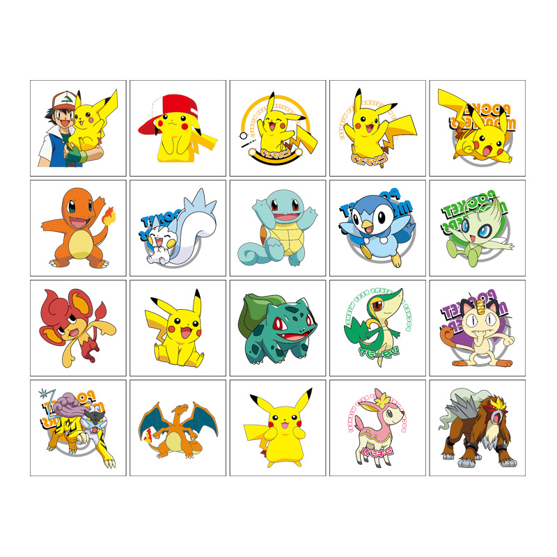 5*5 cm 20 adet Pokemon Pikachu - Laptop Accessories Cute incelemesi ve fiyatı