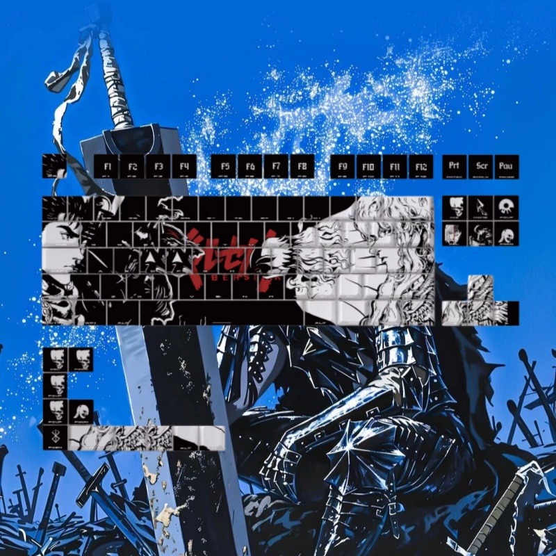 BERSERK Tema Anime Klavye Tuş  - Laptop Accessories To Gift incelemesi ve fiyatı