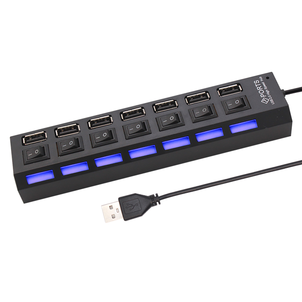7 Port USB 2.0 Hub Splitter Di - Laptop Office Accessories incelemesi ve fiyatı